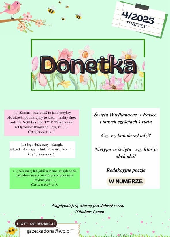 Donetka kwiecień 2025